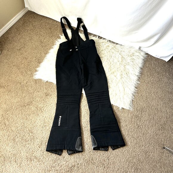 Descente Vintage Ski Bib Pants 34L Made in Japan Flare Leg - Picture 1 of 8